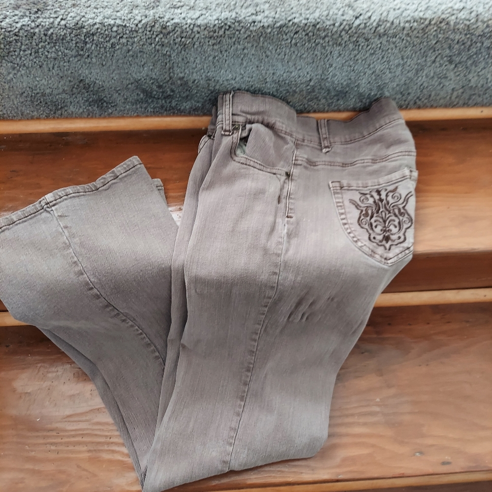Faded Brown Georgiou Studio denim jeans